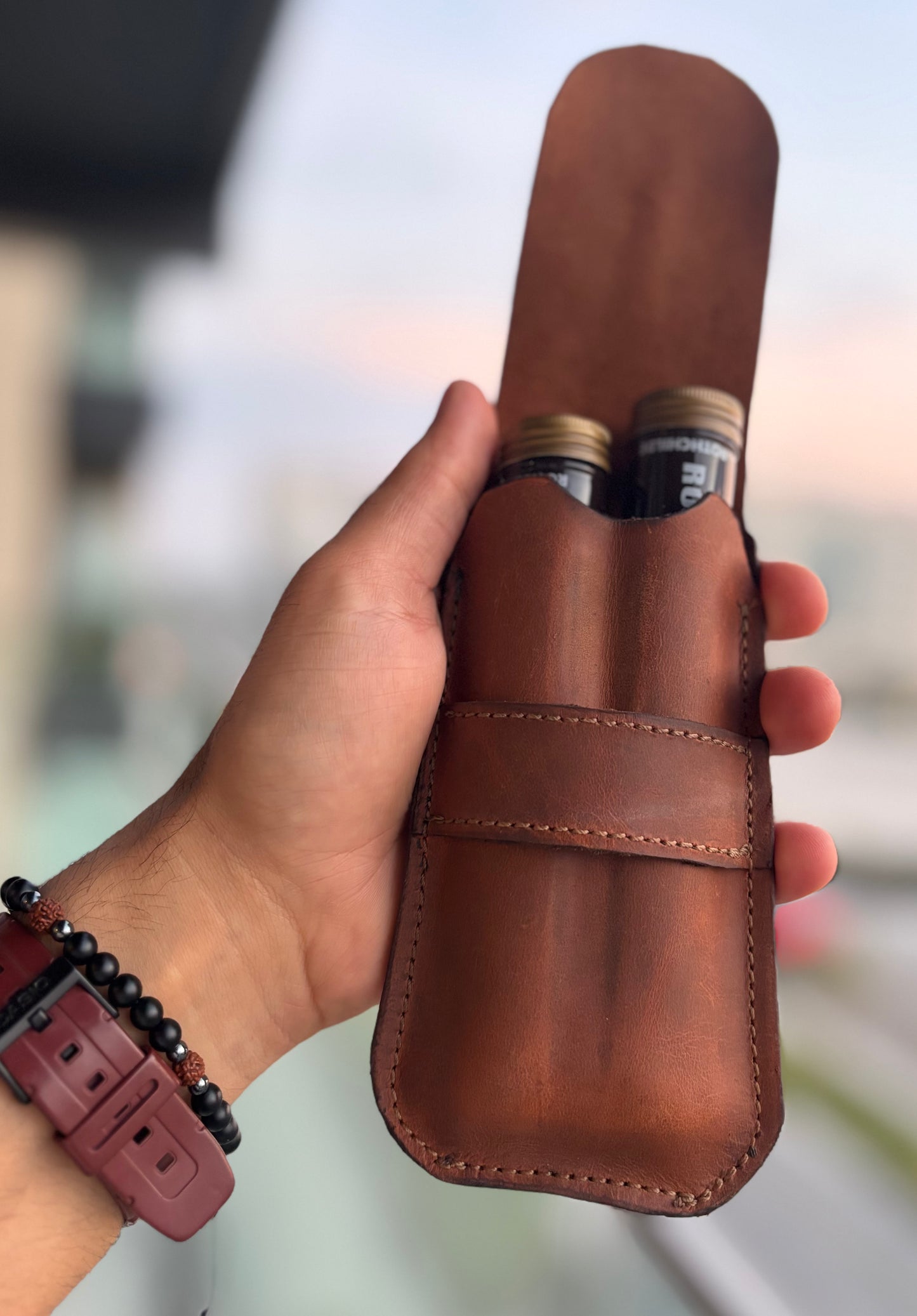 A - the Churchill cigar pouch