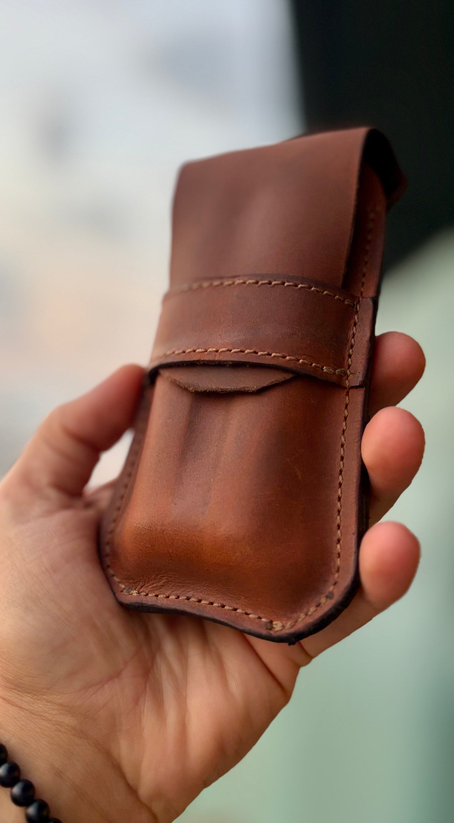 A - the Churchill cigar pouch