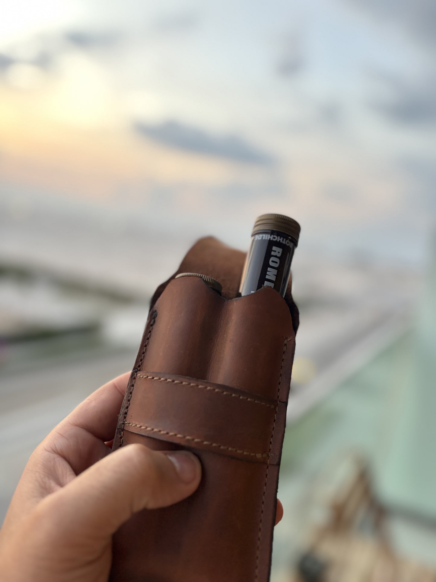 A - the Churchill cigar pouch