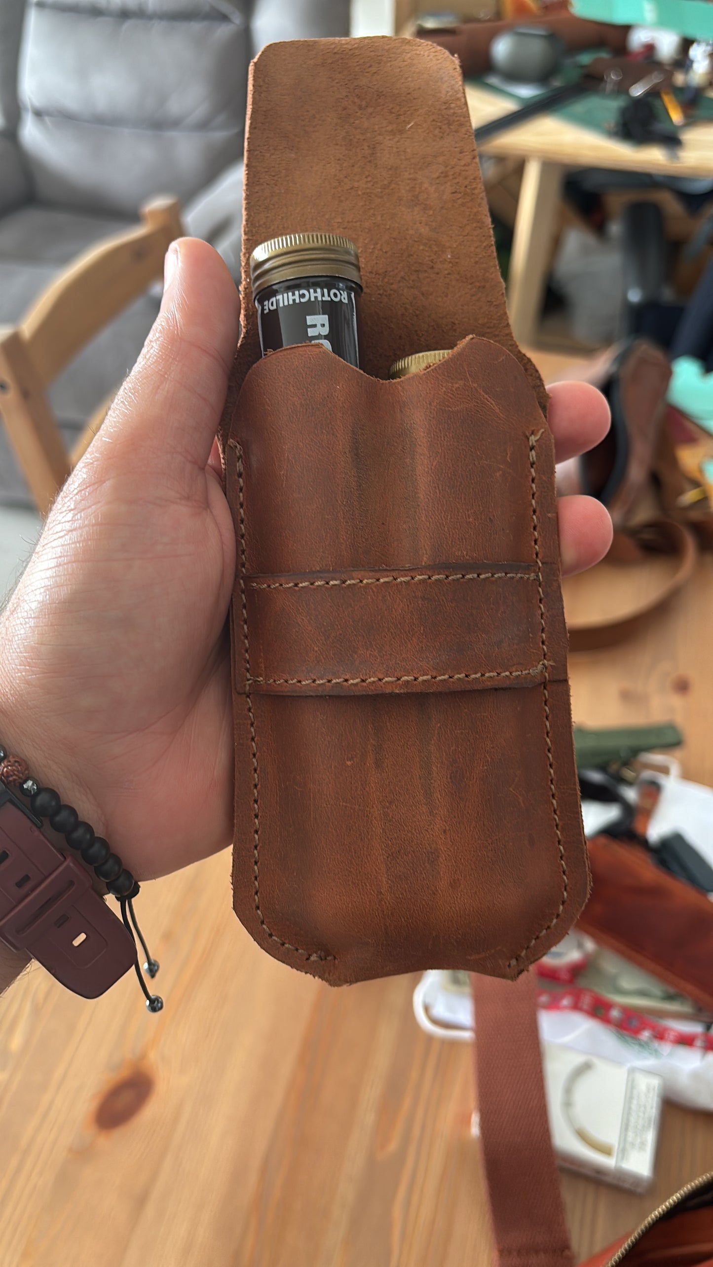A - the Churchill cigar pouch