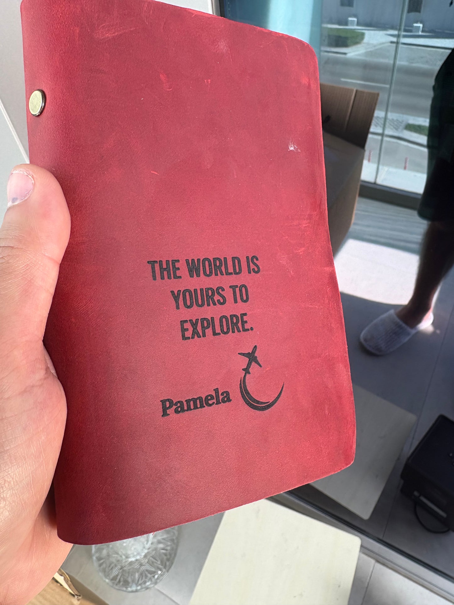 A6 Leather note book