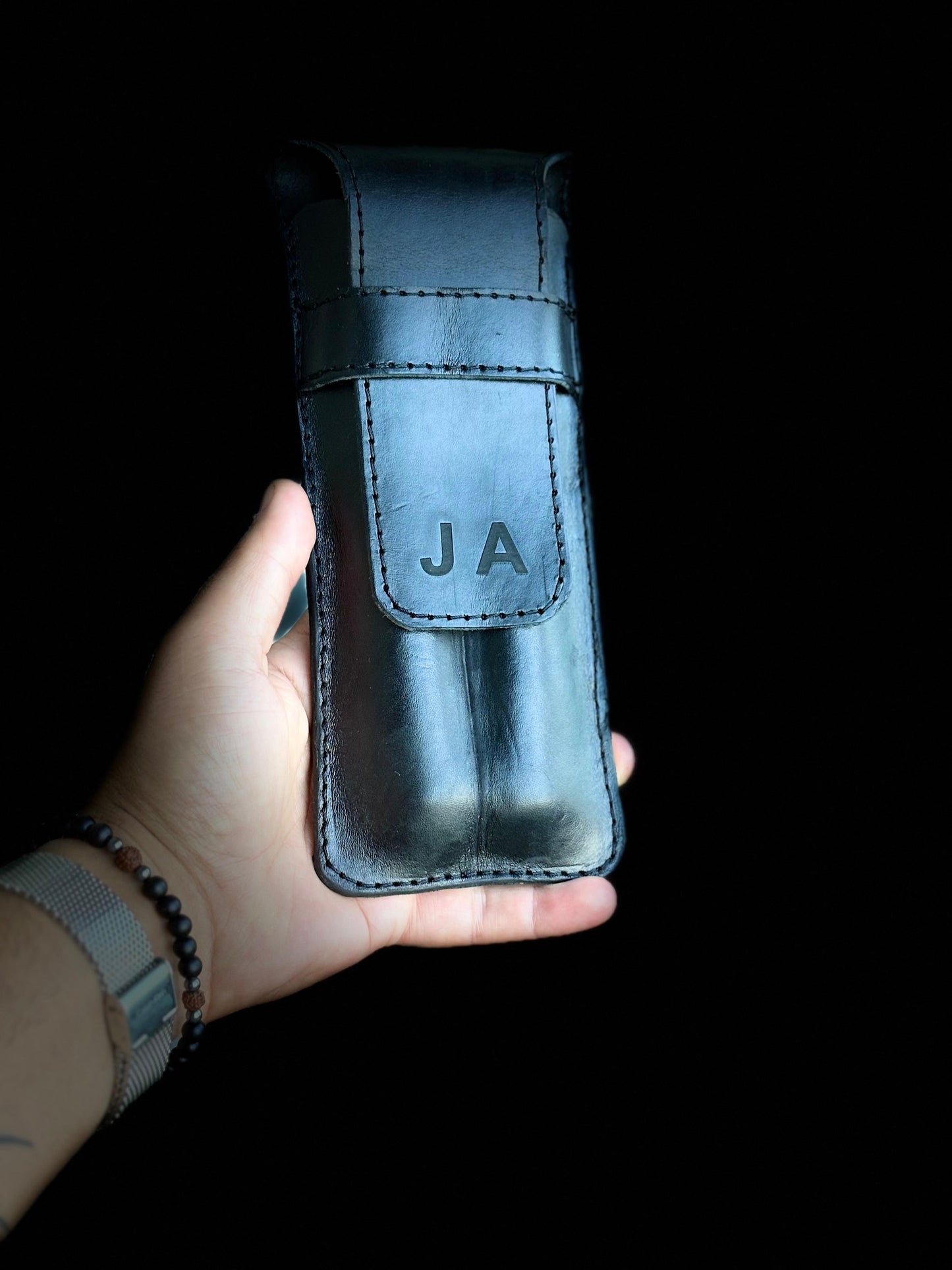 A - the Churchill cigar pouch