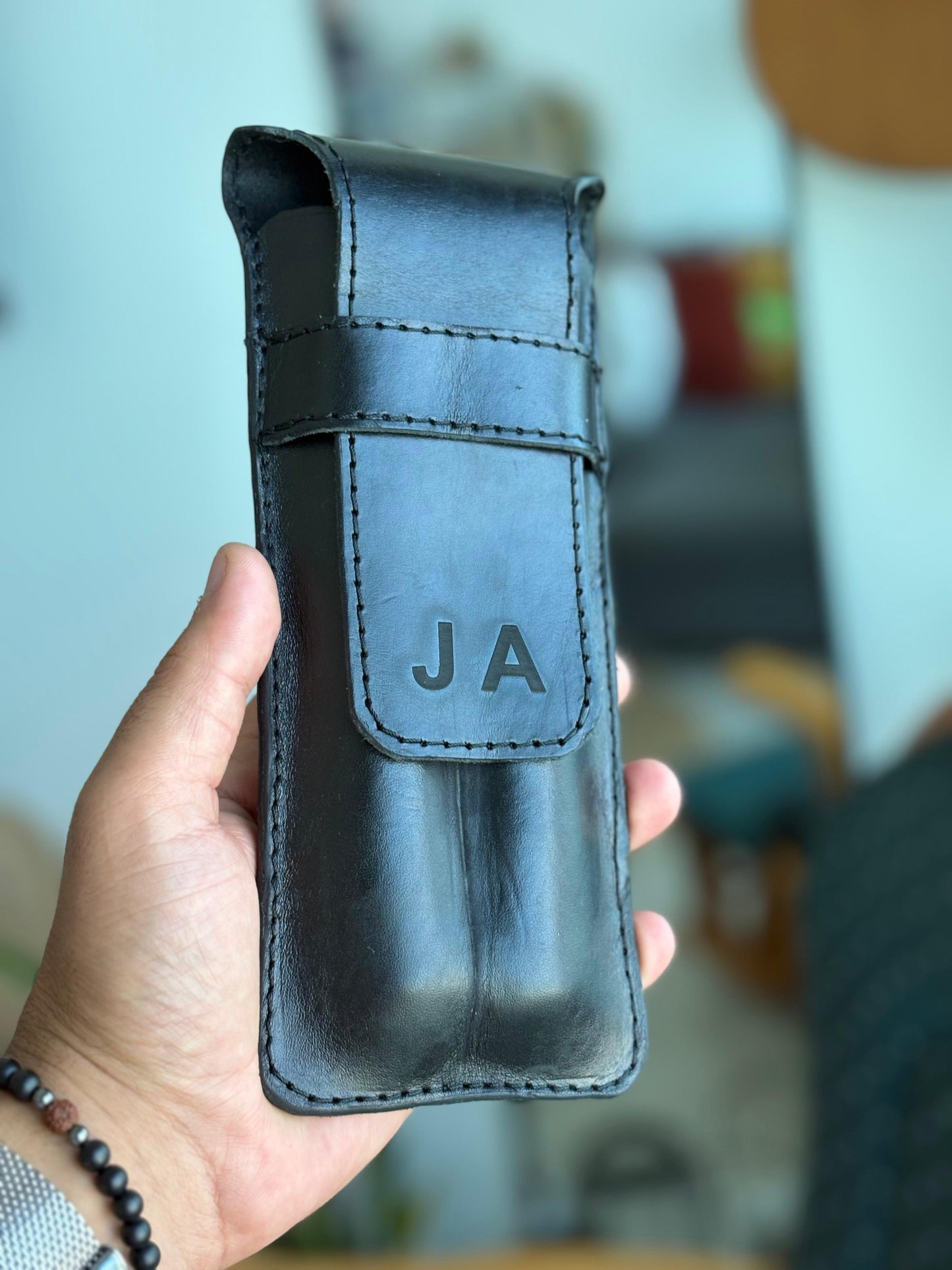 A - the Churchill cigar pouch